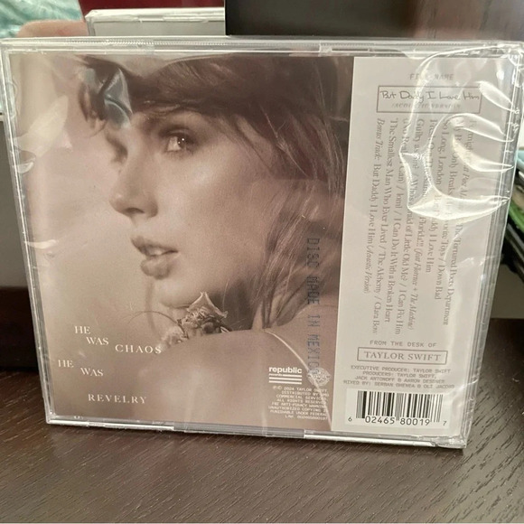 TTPD - Taylor Swift Tortured Poets Department CD Accoustic But Daddy I Love Him - Picture 2 of 4